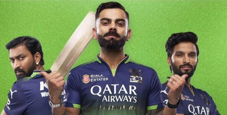 RCB to Sport Green Jerseys on April 13 Against RR to Promote Environmental Awareness