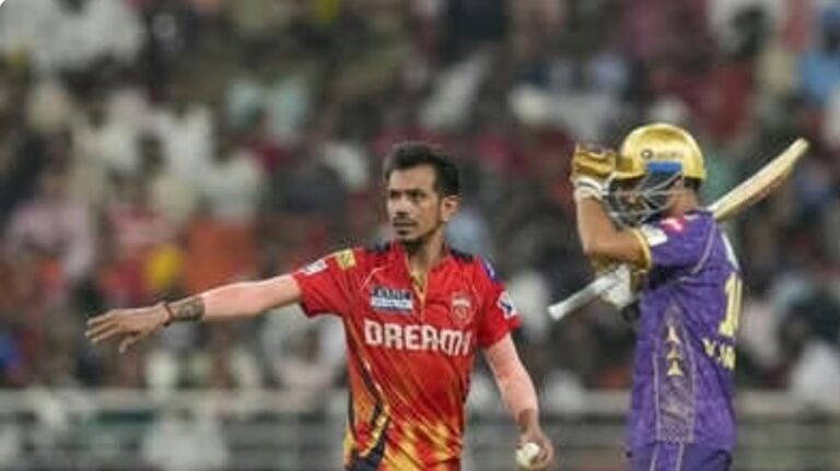 Yuzvendra Chahal Scripts History as Punjab Kings Stun KKR in a Low-Scoring Thriller