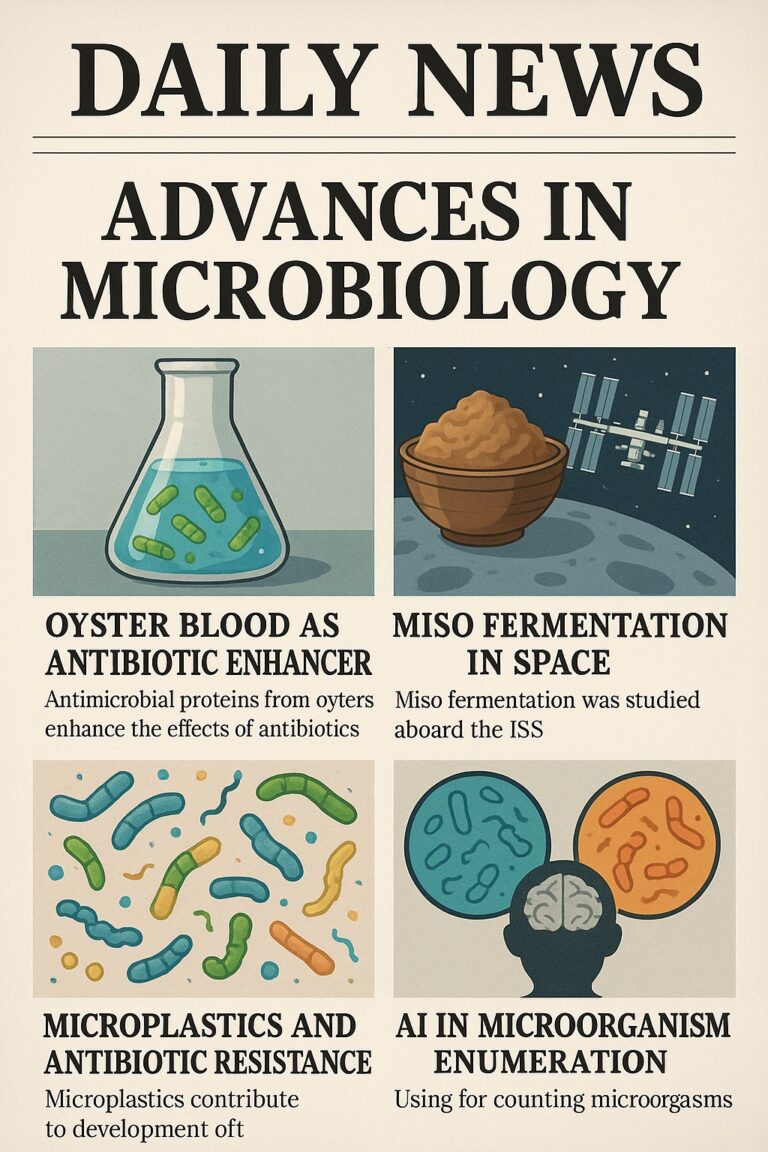 The latest developments in microbiology as of April 18, 2025 🦠 Advances in Microbial Research