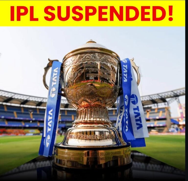 IPL 2025 Suspended Indefinitely Amid Rising India-Pakistan Tensions IPL 2025 Suspended Indefinitely Amid Rising India-Pakistan Tensions