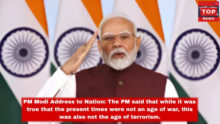 PM Modi: India Will Not Tolerate Nuclear Blackmail, Terrorism Must End