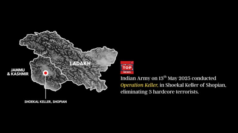 During Operation Keller, the Indian Army kills three terrorists in Shopian.