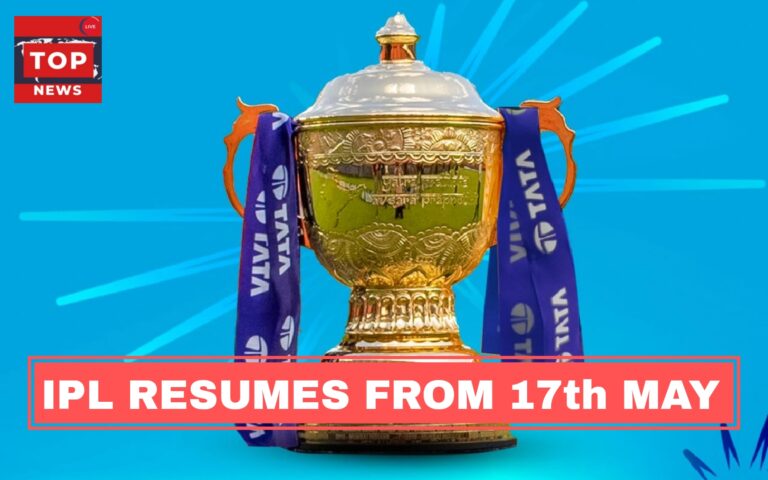 IPL 2025 Revised Schedule Announcement Highlights: League to Resume on May 17, Final Set for June 3.