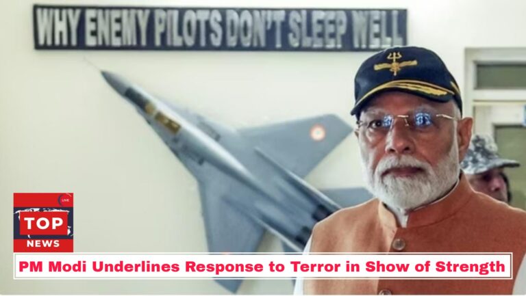 PM Modi Underlines Response to Terror in Show of Strength