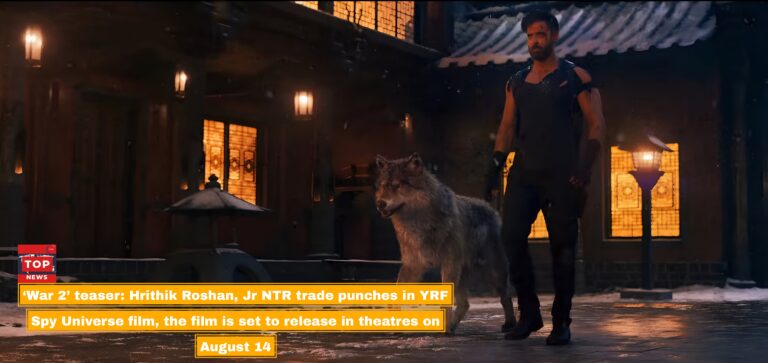 ‘War 2’ teaser: Hrithik Roshan, Jr NTR trade punches in YRF Spy Universe filmDirected by Ayan Mukerji, the film is set to release in theatres on August 14