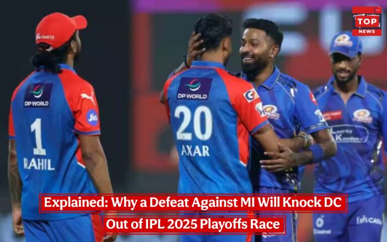 Explained: Why a Defeat Against MI Will Knock DC Out of IPL 2025 Playoffs Race