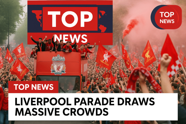 Liverpool Parade Draws Massive Crowds Liverpool Parade Draws Massive Crowds