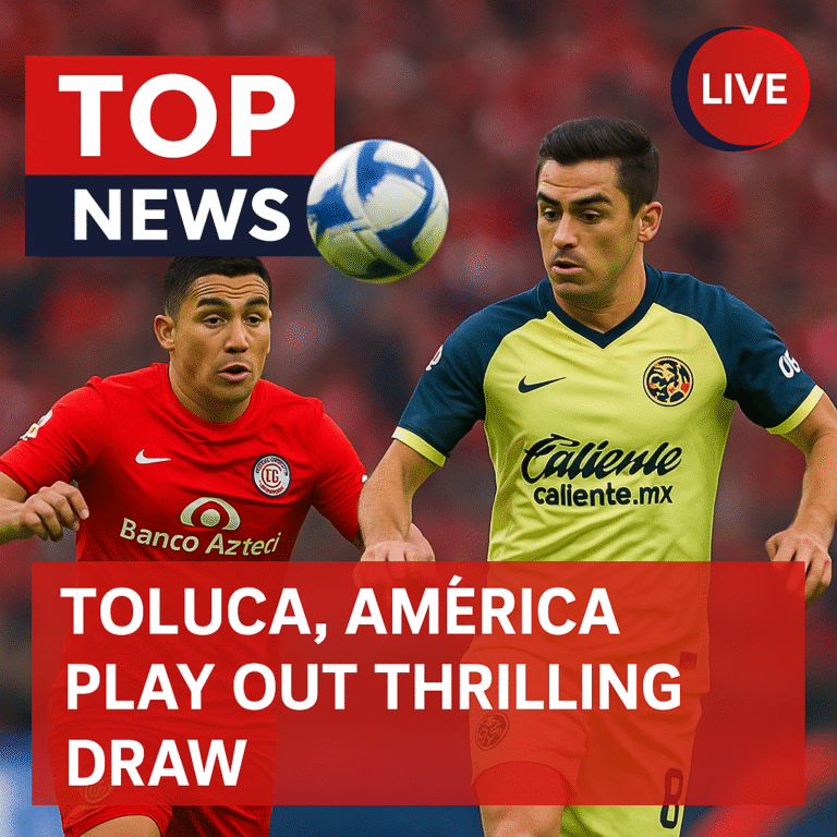 Toluca Edges Out América in Liga MX Semifinal Thriller