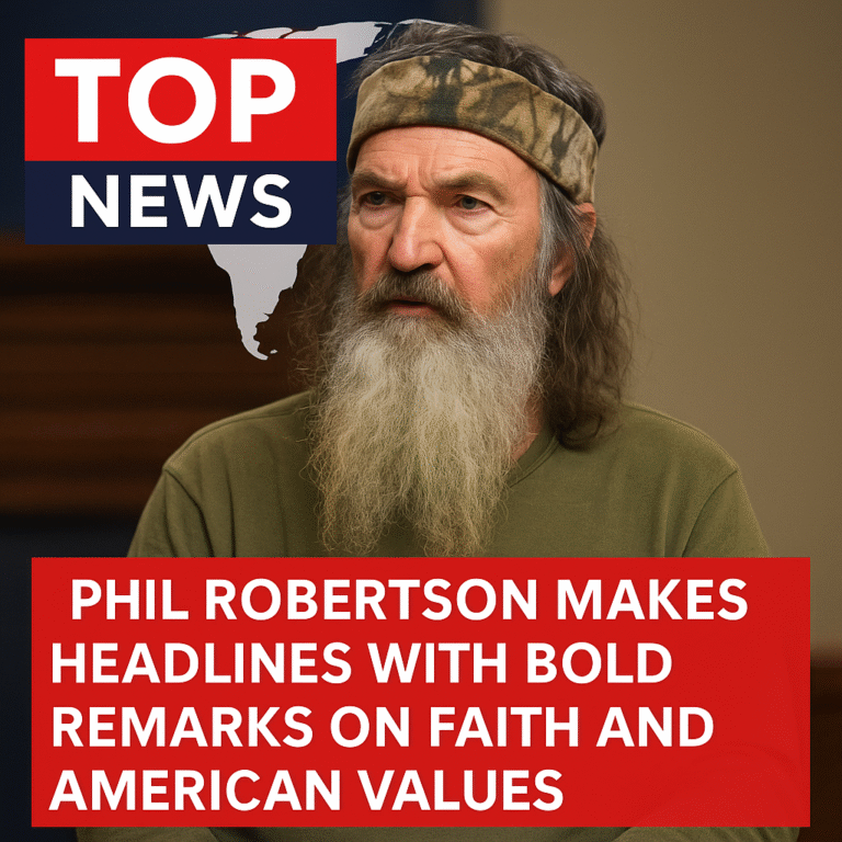 Phil Robertson Makes Headlines with Bold Remarks on Faith and American Values Phil Robertson Makes Headlines with Bold Remarks on Faith and American Values