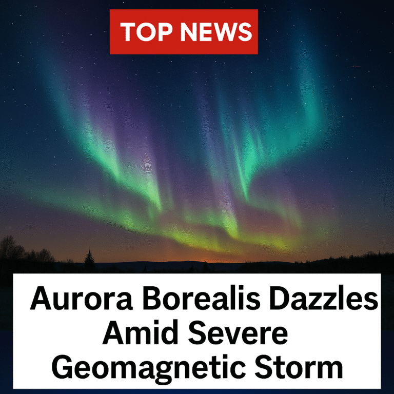 Aurora Borealis Shines Bright Across Globe Amid Major Geomagnetic Storm Aurora Borealis Shines Bright Across Globe Amid Major Geomagnetic Storm