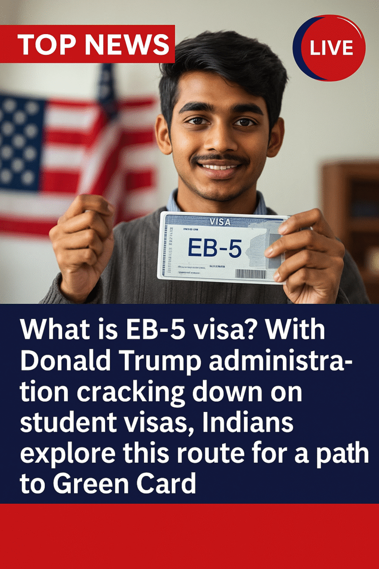 Indians Turn to EB-5 Visa Route Amid Student Visa Crackdown