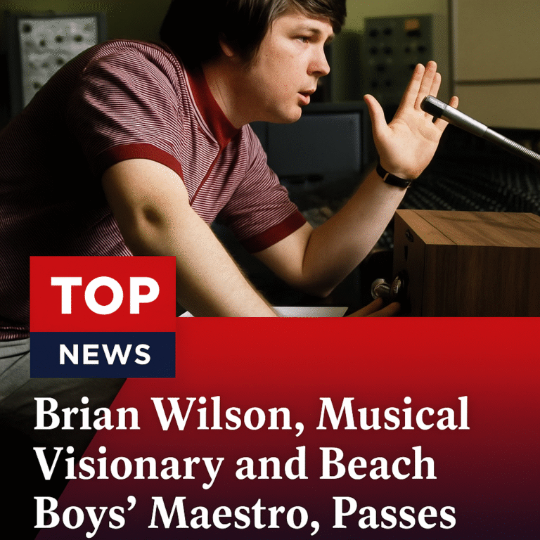 Brian Wilson, Musical Visionary and Beach Boys’ Maestro, Passes Away at 82