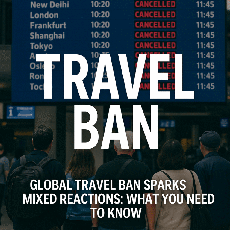 π¨ Global Travel Ban Sparks Mixed Reactions: What You Need to Know π¨ Global Travel Ban Sparks Mixed Reactions: What You Need to Know